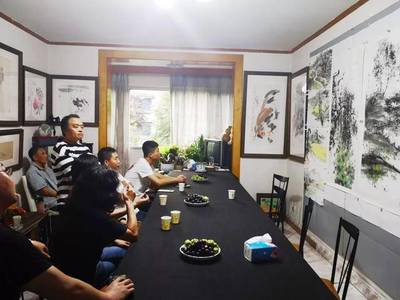 水墨·郫都創(chuàng)作交流會在醉荷堂藝術工作室圓滿召開，共繪新時代文化圖景